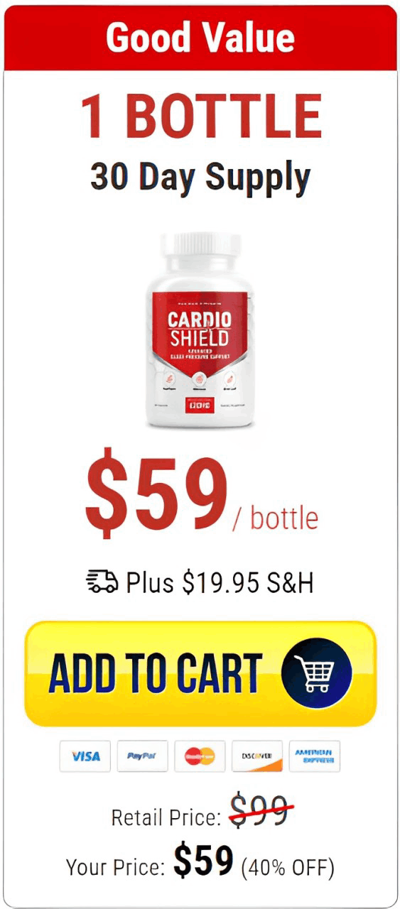 Cardio Shield 1 $69/bottle